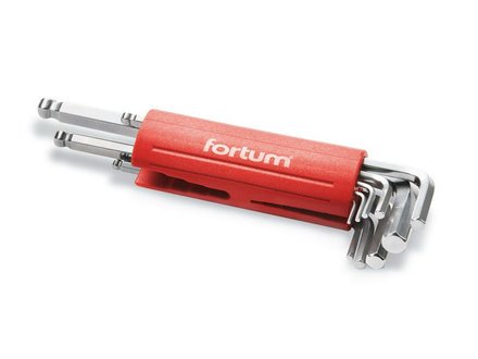 L-klíče imbus Fortum (4710100) L-klíče imbus, 9ks, 1,5-2-2,5-3-4-5-6-8-10mm, S2