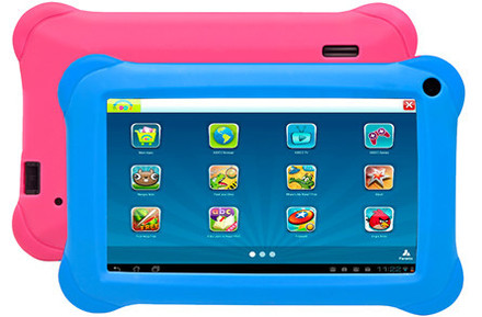 Dětský dotykový tablet Denver TAQ-70282KBLUE/PINK-7, 2 barevné kryty (dtaq70282kbp)