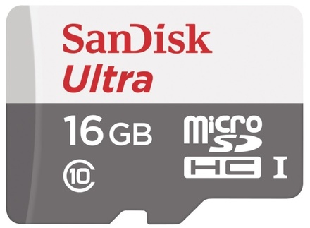 Paměťová karta Sandisk Micro SDHC Ultra 16GB UHS-I U1 (80R/ 48W)