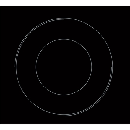 Sklokeramická varná deska Indesit RI 261 X (1)