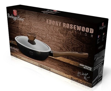 Pánev Berlingerhaus BH-1718 hluboká s poklicí 24 cm Forest Line Rosewood (1)