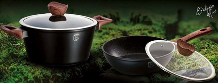 Pánev Berlingerhaus BH-1718 hluboká s poklicí 24 cm Forest Line Rosewood (3)