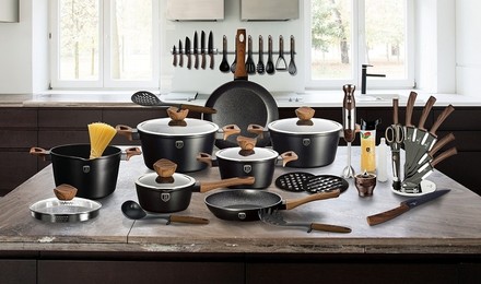 Pánev Berlingerhaus BH-1718 hluboká s poklicí 24 cm Forest Line Rosewood (4)