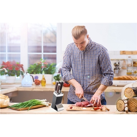 Sada nožů G21 Sada nožů Gourmet Dynamic 5 ks + černo-nerezový blok (6)