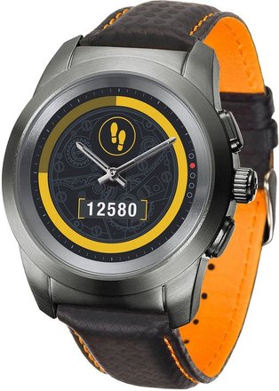 Chytré hodinky MyKronoz ZeTime Premium Titanium/Black - 44 mm