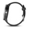 GPS hodinky Garmin vivoActive3 Optic Siver, Black band (6)