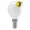 LED žárovka Emos ZQ1210 LED žárovka Classic Mini Globe 4W E14 teplá bílá (1)