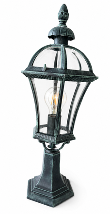 Venkovní lampa Kolarz (268.70.3) TL WESTMINSTER SW/GR/ 1xE27/ 100W, IP54, D 25cm, H 65cm (1)