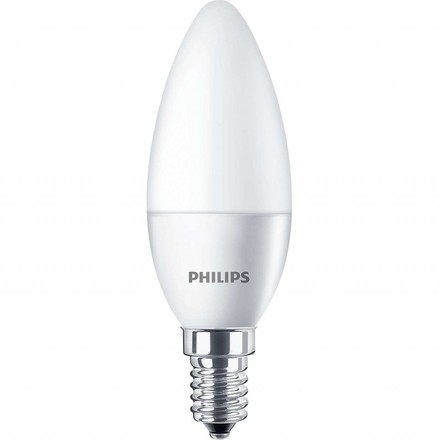 LED žárovka Philips CorePro LEDcandle ND 5.5-40W E14 840 B35 FR studená bílá