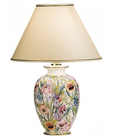 Stolní lampa Kolarz (0014.73) Stolní lampa s květinovým vzorem GIARDINO PANSE