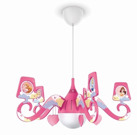 Dětský lustr Philips (717572816) Dětský lustr DISNEY PRINCESS 1xE27/15W/230V