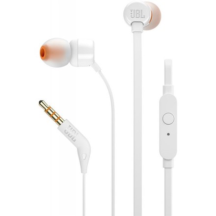 Sluchátka do uší JBL T110 - bílá