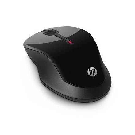 Bezdrátová počítačová myš HP Wireless Mouse X3500 / optická / 3 tlačítka / 1000dpi - černá