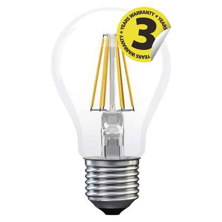 LED žárovka Emos Z74271 LED žárovka Filament A60 D 8W E27 neutrální bílá (1)