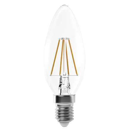 LED žárovka Emos Z74214 LED žárovka Filament Candle A++ 4W E14 neutrální bílá