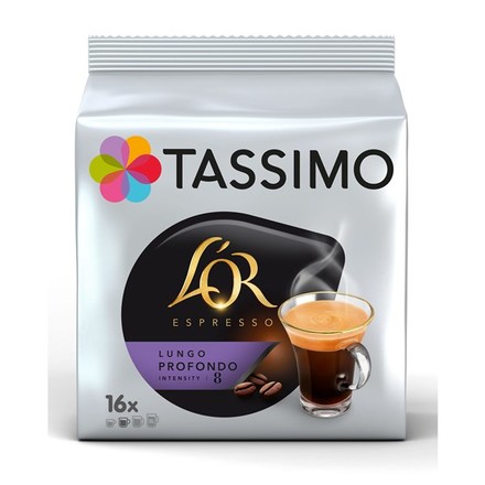 Kávové kapsle Tassimo L&apos;or Lungo Profondo 128g
