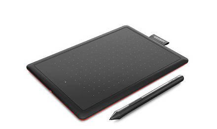Grafický tablet k počítači Wacom One By Small - černý/ červený (1)