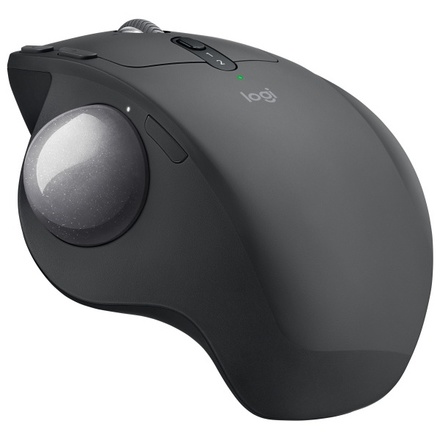 Bezdrátová počítačová myš Logitech MX Ergo Trackball - grafitová / optická / 8 tlačítek / 400dpi