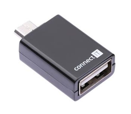 Redukce Connect IT OTG Adapter USB micro-B 2.0, USB-A 2.0 F