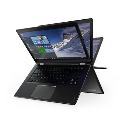 Notebook 14" Lenovo IdeaPad YOGA 510-14AST A6-9210, 4GB, 1TB, 14", Full HD, bez mechaniky, AMD R4, BT, CAM, W10 Home - černý (80S9003RCK)