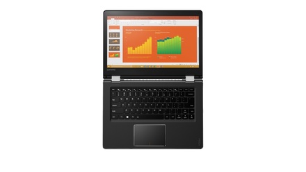 Notebook 14" Lenovo IdeaPad YOGA 510-14AST A6-9210, 4GB, 1TB, 14", Full HD, bez mechaniky, AMD R4, BT, CAM, W10 Home - černý (80S9003RCK) (15)