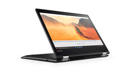Notebook 14" Lenovo IdeaPad YOGA 510-14AST A6-9210, 4GB, 1TB, 14", Full HD, bez mechaniky, AMD R4, BT, CAM, W10 Home - černý (80S9003RCK) (2)