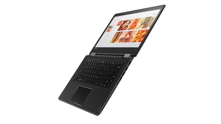 Notebook 14" Lenovo IdeaPad YOGA 510-14AST A6-9210, 4GB, 1TB, 14", Full HD, bez mechaniky, AMD R4, BT, CAM, W10 Home - černý (80S9003RCK) (5)