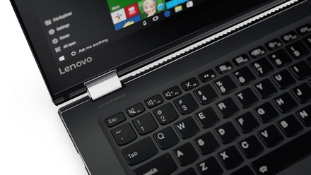 Notebook 14" Lenovo IdeaPad YOGA 510-14AST A6-9210, 4GB, 1TB, 14", Full HD, bez mechaniky, AMD R4, BT, CAM, W10 Home - černý (80S9003RCK) (6)