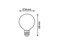 LED žárovka Rabalux LED žárovka, G95, E27, 7W, teplá bílá LED E27 7W (1)