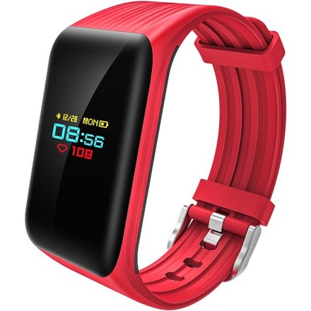 Fitness náramek CUBE1 Smart band DC28 Plus Red