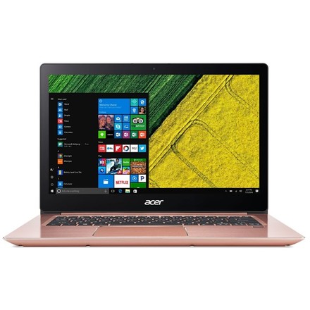 Notebook 14&quot; Acer Swift 3 - 14&apos;&apos;/i3-7130U/4G/256SSD/W10 růžový (NX.GPJEC.003)