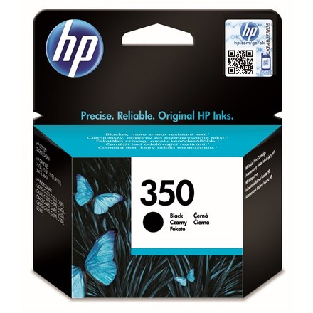 Inkoustová náplň HP No. 350, 4, 5 ml originální - černá (CB335EE)