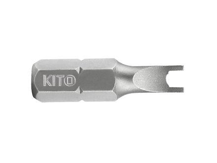 Hrot plochý Kito (4810512) hrot plochý vrtaný, SD 6x25mm, S2