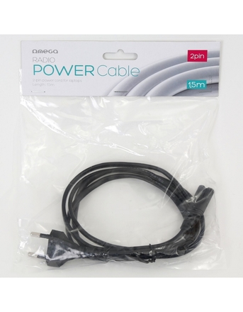 Napájecí kabel Omega EURO Power cable 230v 2PIN 1,5m