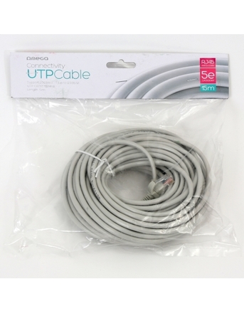 UTP kabel Omega OPC5U15 LAN UTP kabel CAT5e 15m