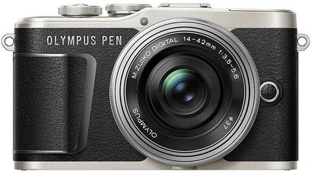 Kompaktní fotoaparát s vyměnitelným objektivem Olympus E-PL9 1442 Pancake Zoom Kit black/blk
