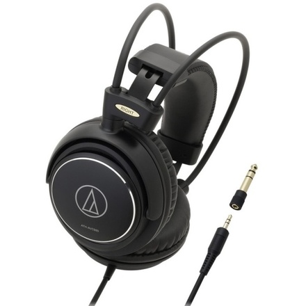 Polootevřená sluchátka Audio-technica ATH-AVC500 - černá