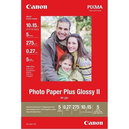 Fotopapír Canon PP-201 10x15, 275g, 50 listů