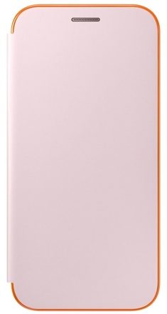 Pouzdro na mobil flipové Samsung Neon Flip pro Galaxy A5 2017 (EF-FA520P) - růžové