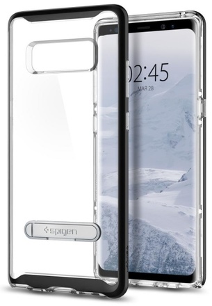 Kryt na mobil Spigen Crystal Hybrid pro Samsung Galaxy Note 8 - černý