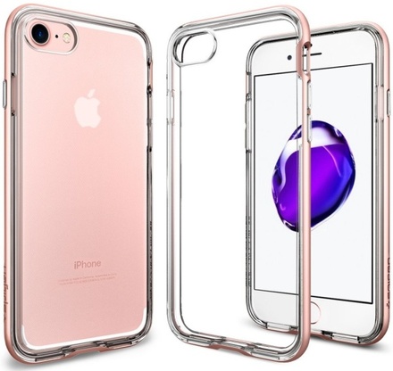 Kryt na mobil Spigen Neo Hybrid Crystal pro Apple iPhone 7 - rose gold