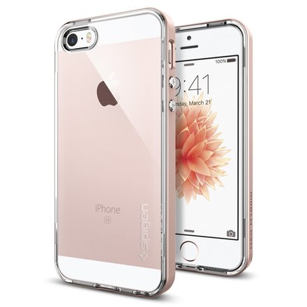 Kryt na mobil Spigen Neo Hybrid Crystal pro Apple iPhone 5/ 5s/ SE - rose gold