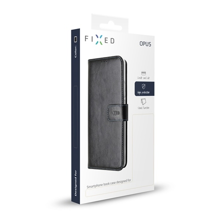 Pouzdro na mobil flipové Fixed Opus pro Lenovo K6 - černé (5)