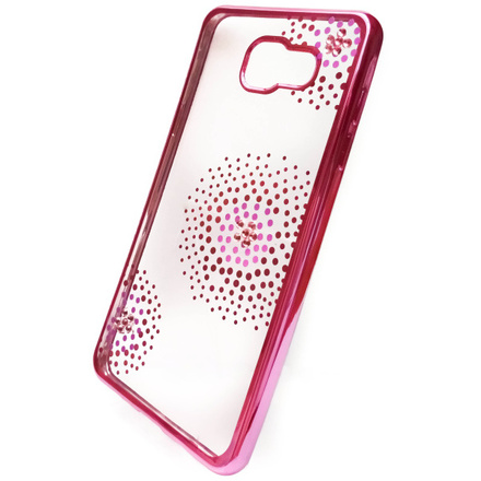 Kryt na mobil Beeyo Flower Dots pro Samsung Galaxy A5 (2016) - růžový