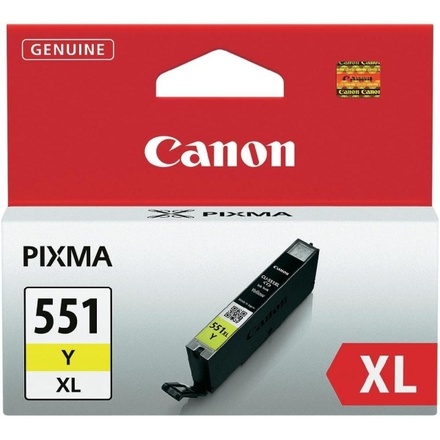 Inkoustová náplň Canon CLI-551XL Y, 685 stran originální - žlutá