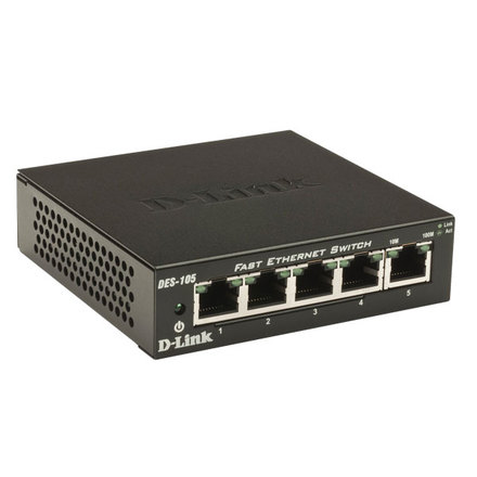 Switch D-Link DES-105 5 port, 10/ 100 Mb/ s