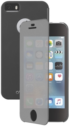 Pouzdro na mobil flipové CellularLine Touch pro Apple iPhone 5/ 5s/ SE - černé