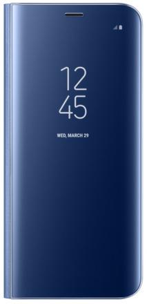 Pouzdro na mobil flipové Samsung Clear View pro Galaxy S8+ - modré