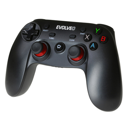 Gamepad Evolveo Fighter F1 pro PC, PS3, Android, Android box - černý