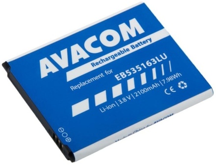 Baterie do mobilu Avacom pro Samsung Grand Neo, Li-Ion 3, 8V 2100mAh, (náhrada EB535163LU)